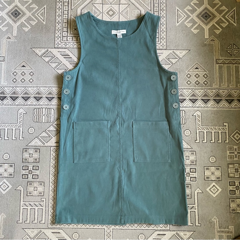 Vintage Amanda Smith Green Shift Dress
